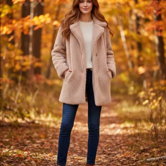 Lucky Brand Jackets & Blazers - Lucky Brand‎ Faux Sterling Women's Coat